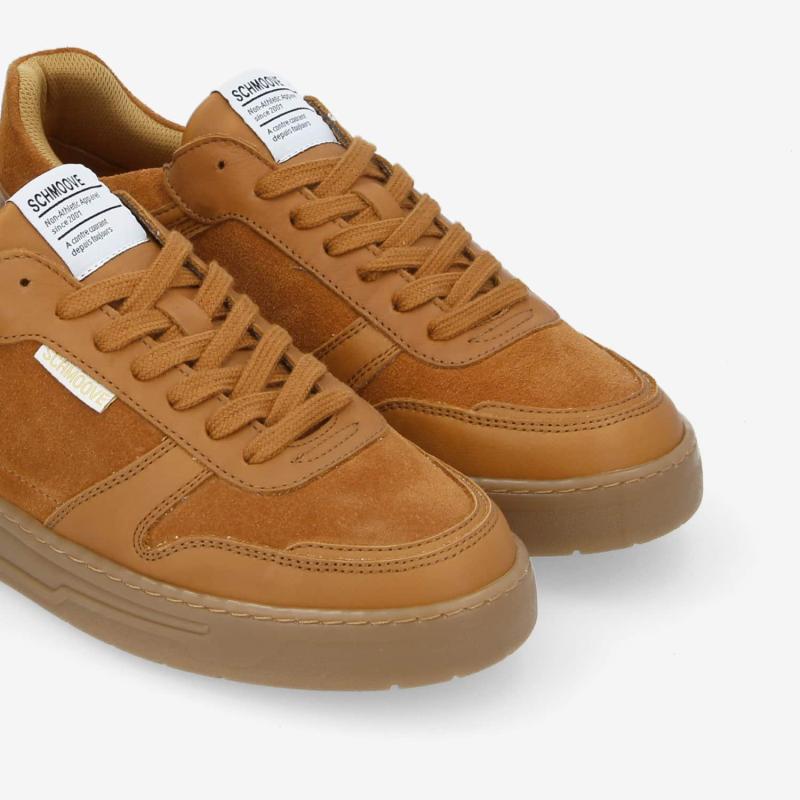 SMATCH SNEAKER M - SUEDE/NAPPA -  CHATAIGNE